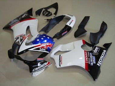 Blanc Bleu DENSO HRC Carrera 2004-2007 CBR600 F4i Carénage Moto
