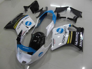 Blanc Konica Minolta 1996-2007 CBR1100XX Blackbird Carénage Moto