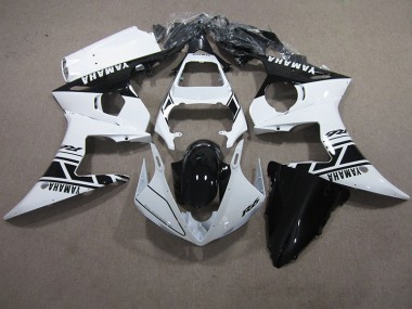 Blanc Noir 2003-2005 YZF R6 Carénage Moto