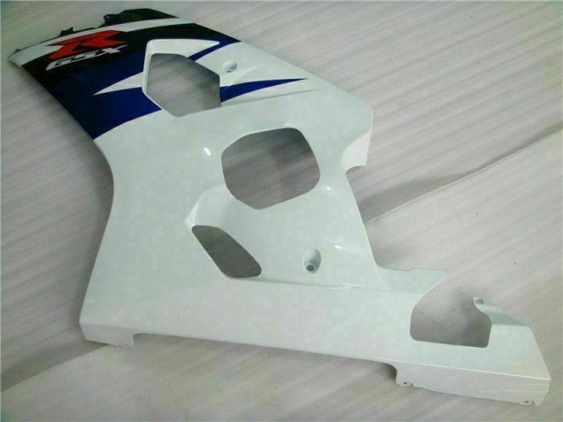 Blanc Noir 2004-2005 GSXR 600/750 Carénage Moto Blanc Noir 2004-2005 GSXR 600/750 Carénage Moto