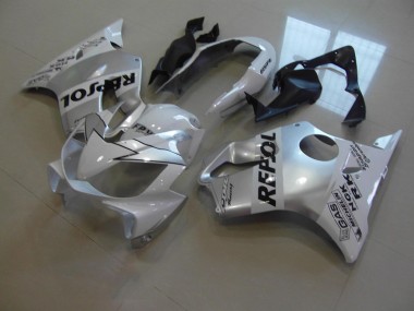 Blanc Repsol 2004-2007 CBR600 F4i Carénage Moto