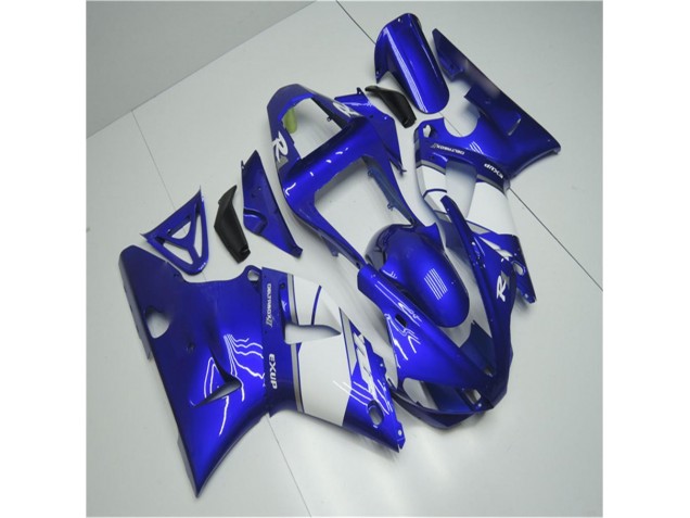 Bleu Blanc 2000-2001 YZF R1 Carénage Moto Bleu Blanc 2000-2001 YZF R1 Carénage Moto