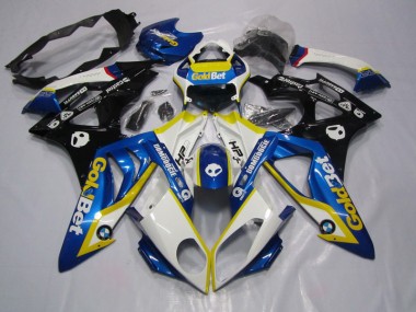 Bleu Blanc GoldBet 2009-2014 S1000RR Carénage Moto