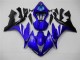 Bleu Noir 2004-2006 YZF R1 Carénage Moto Bleu Noir 2004-2006 YZF R1 Carénage Moto