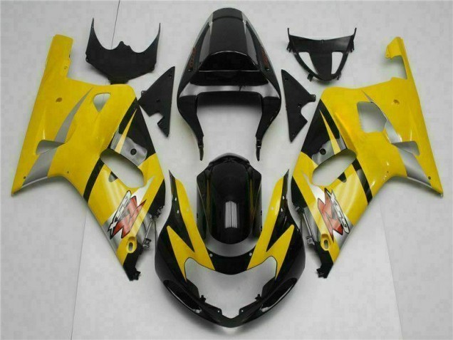 Jaune 2001-2003 GSXR 600/750 Carénage Moto Jaune 2001-2003 GSXR 600/750 Carénage Moto