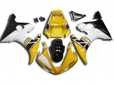 Jaune 2003-2005 YZF R6 Carénage Moto