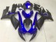 Carénages Moto Suzuki GSXR 600/750 2006-2007 - Bleu Noir Mat