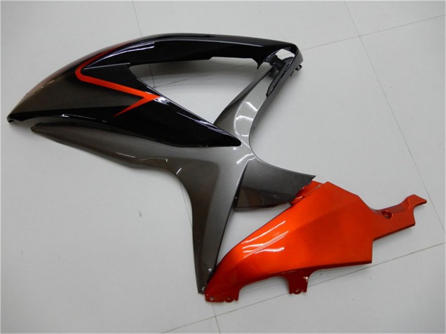 Carénages Moto Suzuki GSXR 600/750 2008-2010 - Orange Gris Noir Brillant