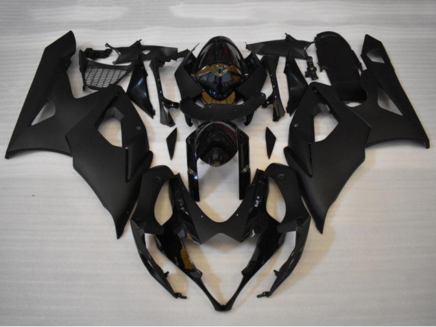 Kits Carénages Moto Suzuki GSXR 1000 2005-2006 - Noir Brillant Noir Mat