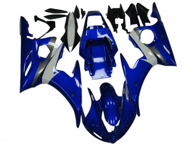 Carénage Moto Yamaha YZF R6 2003-2004 - Bleu Blanc