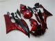 Kits Carénage Moto Yamaha YZF R6 2006-2007 - Rouge Noir Mat