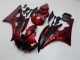Kits Carénage Moto Yamaha YZF R6 2006-2007 - Rouge Noir Mat