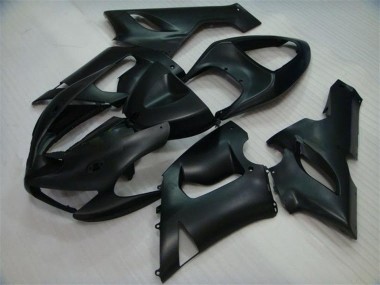 Carénages Moto Kawasaki ZX6R 2005-2006 - Noir Mat