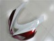 Carénages Moto Kawasaki ZX6R 2007-2008 - Blanc Noir Rouge