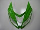 Kits Carénage Moto ABS Kawasaki ZX6R 2013-2018 - Vert Noir Brillant