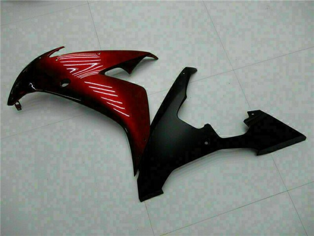 Carénages Moto Yamaha YZF R1 2004-2006 - Rouge Marron Noir Mat