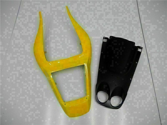 Carénages Moto Yamaha YZF R6 1998-2002 - Jaune Bleu Blanc Chameau Motul