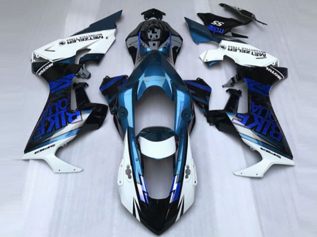 Carénage Moto Honda CBR1000RR 2017-2023 - Blanc Bleu Noir Brillant