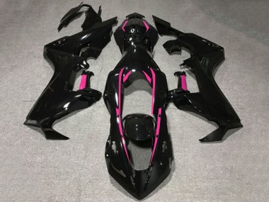 Carénages Moto Honda CBR1000RR 2017-2023 - Noir Brillant Rose Doubler