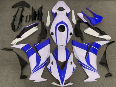 Carénages Moto Honda CBR1000RR 2012-2016 - Blanc Bleu
