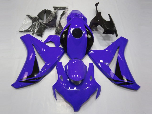 Carénages Moto Honda CBR1000RR 2008-2011 - Bleu Noir Brillant OEM Style