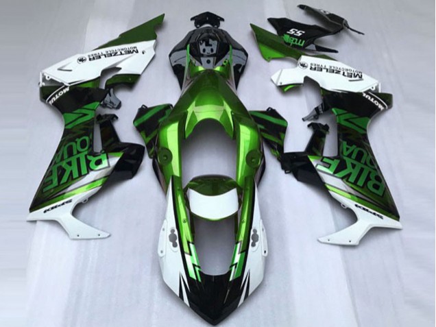Carénages Moto Honda CBR1000RR 2017-2023 - Blanc Vert Noir Brillant