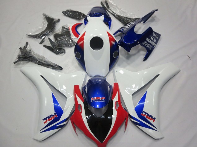 Carénage Moto Honda CBR1000RR 2008-2011 - Blanc Bleu Rouge HRC
