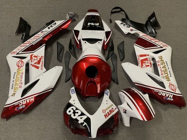 Carénages Moto Honda CBR1000RR 2004-2005 - Blanc Rouge Musashi 634