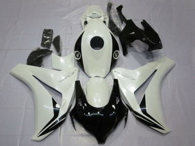 Carénages Moto Honda CBR1000RR 2008-2011 - Blanc Perle Noir Brillant