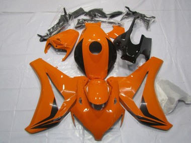 Carénages Moto Honda CBR1000RR 2008-2011 - Orange Noir Brillant