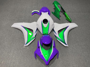 Carénages Moto Honda CBR1000RR 2008-2011 - Blanc Vert Violet The Joker