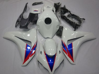 Carénages Moto Honda CBR1000RR 2008-2011 - Blanc Bleu Rouge