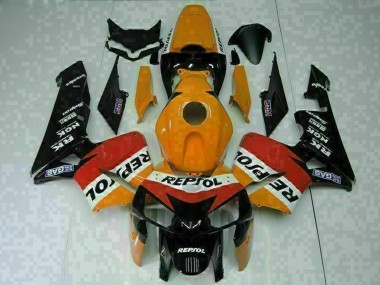 Carénages Moto Honda CBR600RR 2005-2006 - Orange Blanc Rouge Noir Repsol