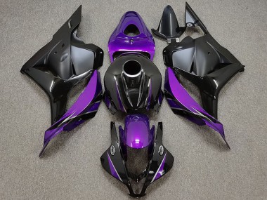 Carénages Moto Honda CBR600RR 2009-2012 - Blanc Violet Bleu Noir Mat