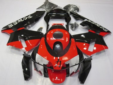 Carénages Moto Honda CBR600RR 2003-2004 - Rouge Noir Brillant Power