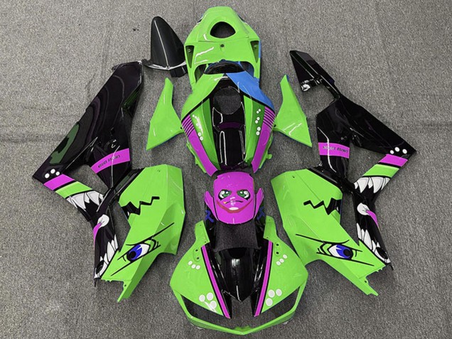 Carénages Moto Honda CBR600RR 2013-2026 - Vert Bleu Violet Noir Brillant Requin