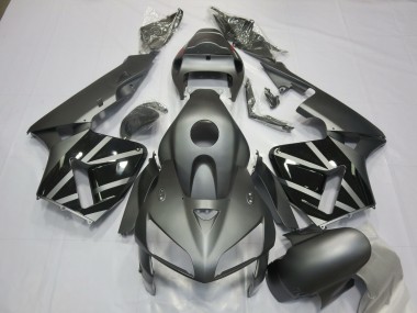 Carénages Moto Honda CBR600RR 2005-2006 - Gris Mat Noir