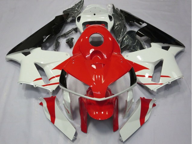 Carénages Moto Honda CBR600RR 2005-2006 - Blanc Rouge Noir