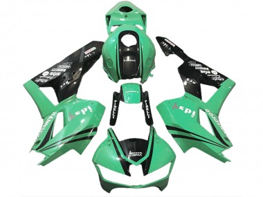 Carénages Moto Honda CBR600RR 2013-2026 - Vert Noir Brillant