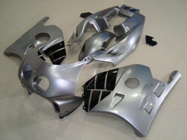 Carénages Moto Honda CBR250RR 1990-1998 - Argent Noir Brillant