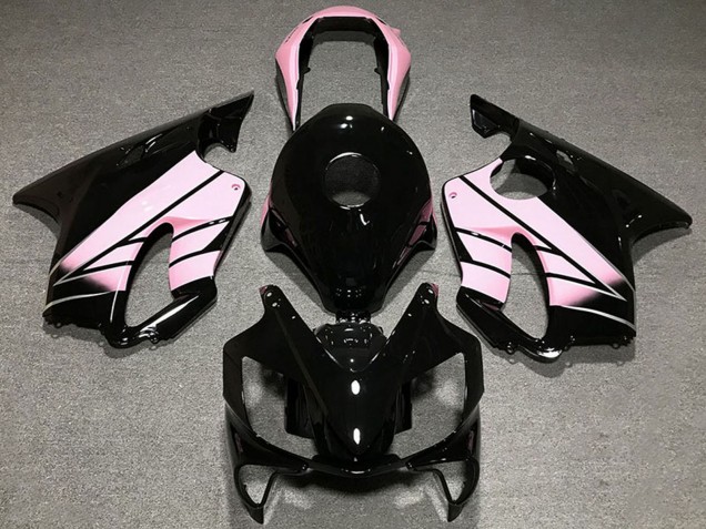 Carénages Moto Honda CBR600 F4i 2004-2007 - Rose Noir Brillant