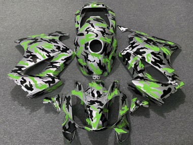 Carénages Moto Honda VFR 800 2002-2013 - Vert Camouflage