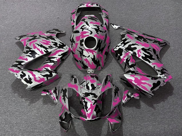 Carénages Moto Honda VFR 800 2002-2013 - Rose Camouflage