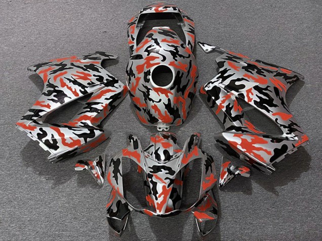 Carénages Moto Honda VFR 800 2002-2013 - Rouge Camouflage