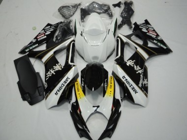 Carénages Moto Suzuki GSXR 1000 2007-2008 - Blanc Jaune Noir The Witcher