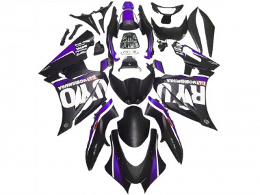 Carénages Moto Suzuki GSXR 1000 2017-2024 - Noir Mat Violet