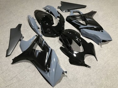 Carénages Moto Suzuki GSXR 1000 2007-2008 - Nardo Gris Noir Brillant OEM Style