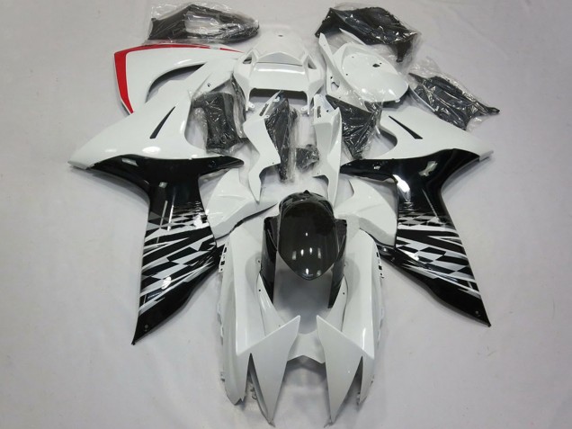 Carénages Moto Suzuki GSXR 600 / GSXR 750 2011-2024 - Blanc Noir Brillant Rouge