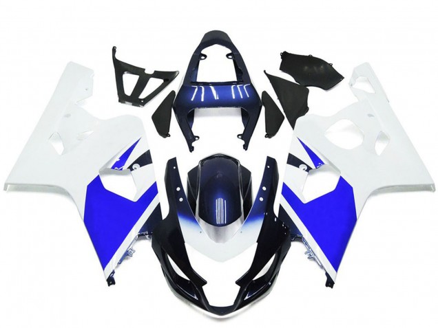 Carénages Moto Suzuki GSXR 600 / GSXR 750 2004-2005 - Blanc Bleu