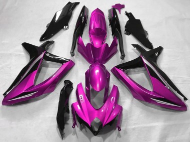 Carénages Moto Suzuki GSXR 600 / GSXR 750 2008-2010 - Rose Noir Brillant